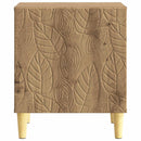 vidaXL Éjjeli asztal 2 pcs Kézműves Tölgy 43 x 34,5 x 50 cm Szerelt Fa