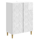 vidaXL Széf Magasfényű Fehér 66 x 34,5 x 90 cm Szerelt Fa