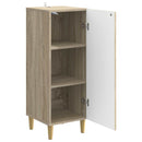 vidaXL Széf Sonoma Tölgy 33 x 34,5 x 90 cm Szerelt Fa