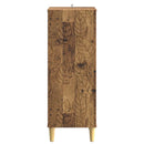 vidaXL Széf Antik Fa 33 x 34,5 x 90 cm Szerelt Fa