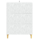 vidaXL Fiókos szekrény Fehér 66 x 34,5 x 90 cm Szerelt Fa