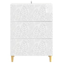 vidaXL Fiókos szekrény Magasfényű Fehér 66 x 34,5 x 90 cm Szerelt Fa