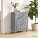 vidaXL Fiókos szekrény Szürke Sonoma 66 x 34,5 x 90 cm Szerelt Fa