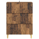 vidaXL Fiókos szekrény Antik Fa 66 x 34,5 x 90 cm Szerelt Fa