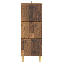 vidaXL Fiókos szekrény Antik Fa 33 x 34,5 x 90 cm Szerelt Fa