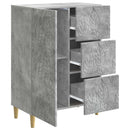 vidaXL Széf Betonszürke 66 x 34,5 x 90 cm Szerelt Fa