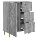 vidaXL Széf Szürke Sonoma 66 x 34,5 x 90 cm Szerelt Fa