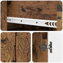 vidaXL Széf Antik Fa 66 x 34,5 x 90 cm Szerelt Fa