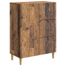 vidaXL Széf Antik Fa 66 x 34,5 x 90 cm Szerelt Fa