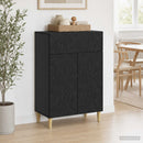 vidaXL Széf Fekete 66 x 34,5 x 90 cm Szerelt Fa