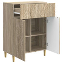 vidaXL Széf Sonoma Tölgy 66 x 34,5 x 90 cm Szerelt Fa