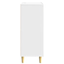vidaXL Széf Magasfényű Fehér 66 x 34,5 x 90 cm Szerelt Fa