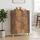 vidaXL Széf Antik Fa 66 x 34,5 x 90 cm Szerelt Fa