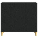 vidaXL Széf Fekete 89 x 34,5 x 80 cm Szerelt Fa