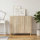 vidaXL Széf Sonoma Tölgy 89 x 34,5 x 80 cm Szerelt Fa