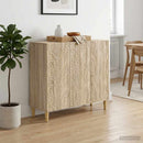vidaXL Széf Sonoma Tölgy 89 x 34,5 x 80 cm Szerelt Fa