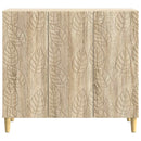 vidaXL Széf Sonoma Tölgy 89 x 34,5 x 80 cm Szerelt Fa