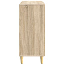 vidaXL Széf Sonoma Tölgy 89 x 34,5 x 80 cm Szerelt Fa