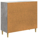 vidaXL Széf Betonszürke 89 x 34,5 x 80 cm Szerelt Fa