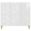 vidaXL Széf Magasfényű Fehér 89 x 34,5 x 80 cm Szerelt Fa