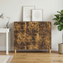 vidaXL Széf Füstös Tölgy 89 x 34,5 x 80 cm Szerelt Fa