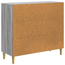 vidaXL Széf Szürke Sonoma 89 x 34,5 x 80 cm Szerelt Fa