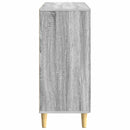 vidaXL Széf Szürke Sonoma 89 x 34,5 x 80 cm Szerelt Fa