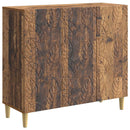 vidaXL Széf Antik Fa 89 x 34,5 x 80 cm Szerelt Fa