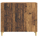 vidaXL Széf Antik Fa 89 x 34,5 x 80 cm Szerelt Fa