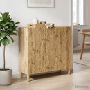 vidaXL Széf Kézműves Tölgy 89 x 34,5 x 80 cm Szerelt Fa