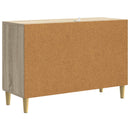 vidaXL Széf Sonoma Tölgy 89 x 34,5 x 60 cm Szerelt Fa