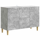 vidaXL Széf Betonszürke 89 x 34,5 x 60 cm Szerelt Fa
