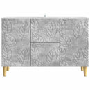 vidaXL Széf Betonszürke 89 x 34,5 x 60 cm Szerelt Fa