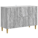 vidaXL Széf Szürke Sonoma 89 x 34,5 x 60 cm Szerelt Fa