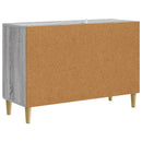 vidaXL Széf Szürke Sonoma 89 x 34,5 x 60 cm Szerelt Fa