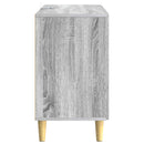 vidaXL Széf Szürke Sonoma 89 x 34,5 x 60 cm Szerelt Fa