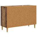 vidaXL Széf Antik Fa 89 x 34,5 x 60 cm Szerelt Fa