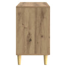 vidaXL Széf Kézműves Tölgy 89 x 34,5 x 60 cm Szerelt Fa