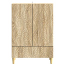 vidaXL Széf Sonoma Tölgy 66 x 34,5 x 95 cm Szerelt Fa