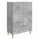 vidaXL Széf Betonszürke 66 x 34,5 x 95 cm Szerelt Fa