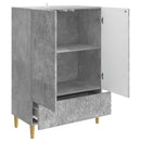 vidaXL Széf Betonszürke 66 x 34,5 x 95 cm Szerelt Fa