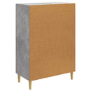 vidaXL Széf Betonszürke 66 x 34,5 x 95 cm Szerelt Fa
