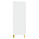 vidaXL Széf Magasfényű Fehér 66 x 34,5 x 95 cm Szerelt Fa