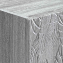 vidaXL Széf Szürke Sonoma 66 x 34,5 x 95 cm Szerelt Fa