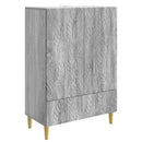 vidaXL Széf Szürke Sonoma 66 x 34,5 x 95 cm Szerelt Fa