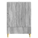 vidaXL Széf Szürke Sonoma 66 x 34,5 x 95 cm Szerelt Fa
