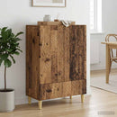vidaXL Széf Antik Fa 66 x 34,5 x 95 cm Szerelt Fa