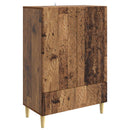 vidaXL Széf Antik Fa 66 x 34,5 x 95 cm Szerelt Fa