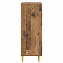 vidaXL Széf Antik Fa 66 x 34,5 x 95 cm Szerelt Fa
