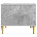vidaXL Dohányzóasztal Betonszürke 50 x 49 x 40 cm Szerelt Fa